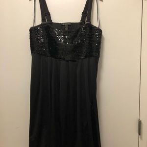 Sequin black dress
